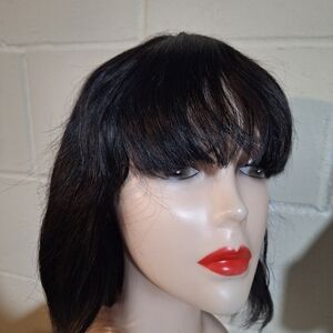 100 Percent Pure Human Hair Bangs Wig